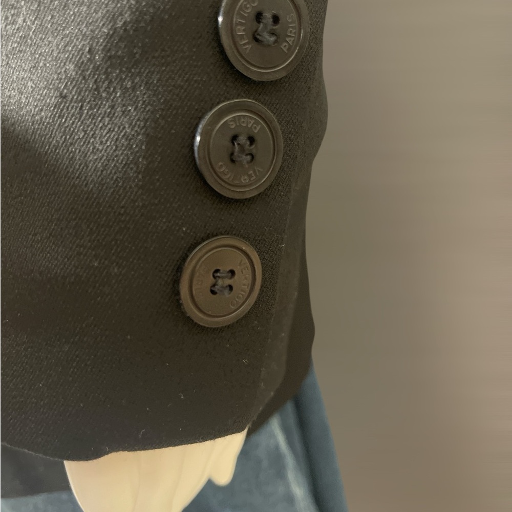 Vertigo pour la Ville Elegant Black Women's Blazer - Picture 6 of 12